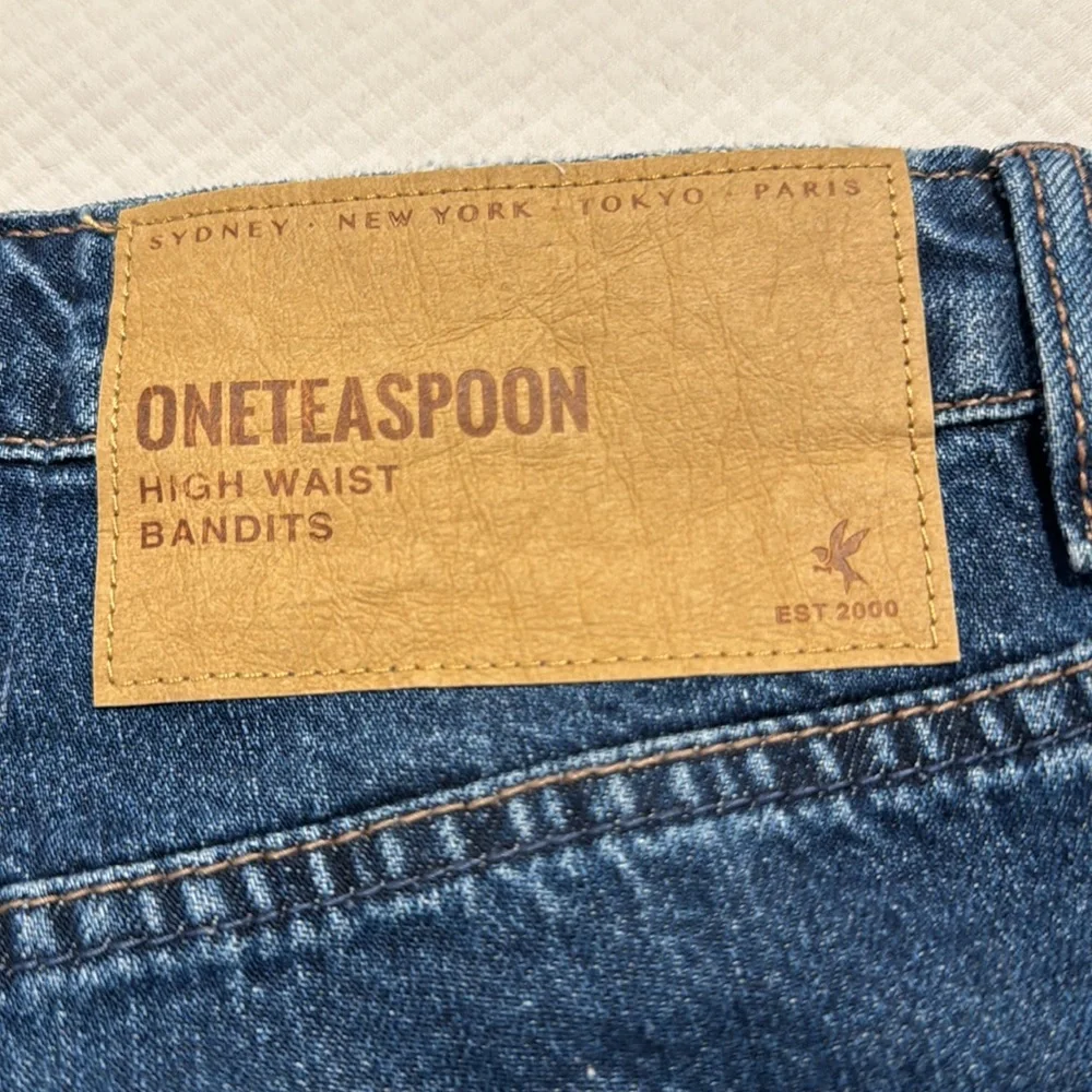 ONE TEASPOON BANDIT High Waist Blue Moon Size 23 Shorts!!!